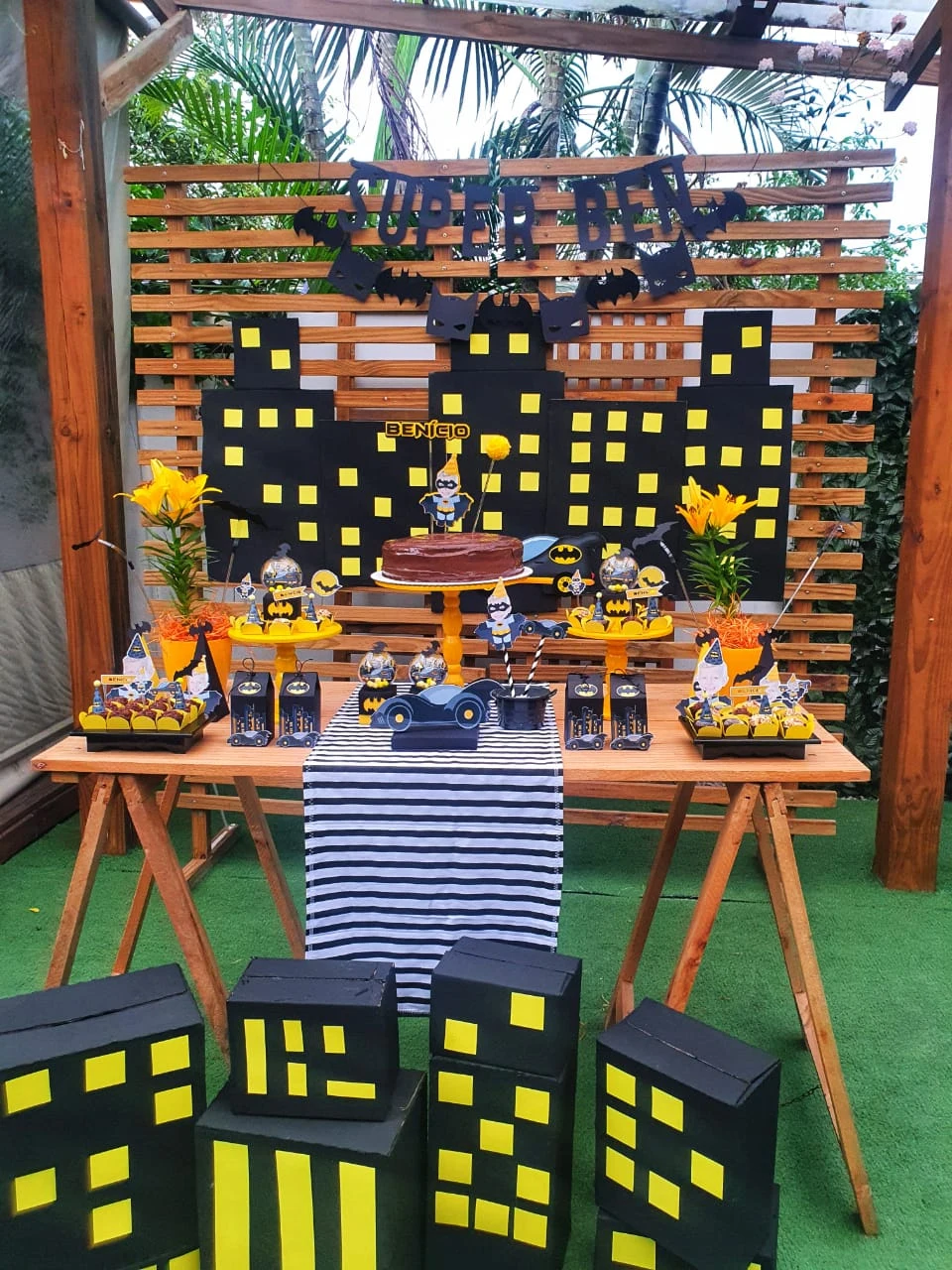 Decoração de festa Batman — Festaria
