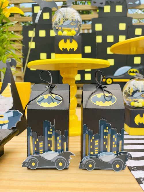 Decoração de festa Batman — Festaria