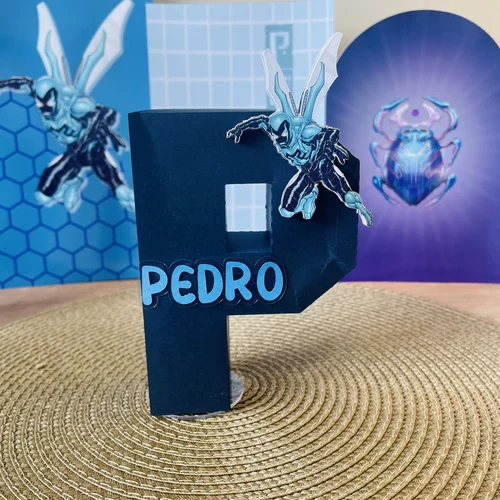 Decoração de festa Besouro Azul — Festaria