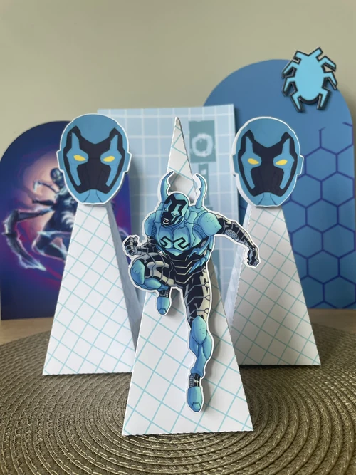Decoração de festa Besouro Azul — Festaria
