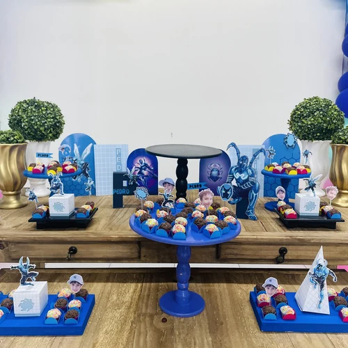 Decoração de festa Besouro Azul — Festaria