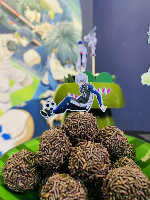 Decoração de festa Blue Rock — Festaria