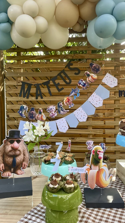 Decoração de festa Brainrot — Festaria