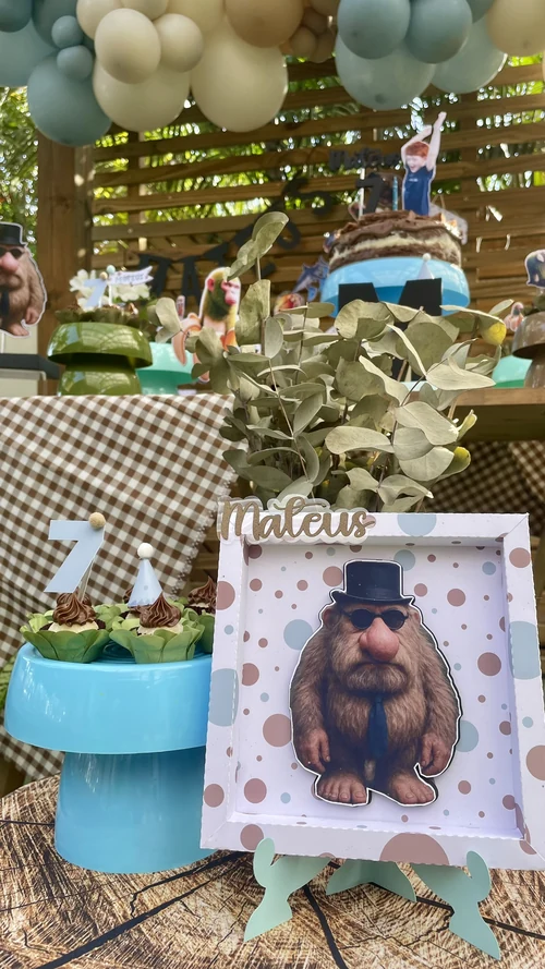 Decoração de festa Brainrot — Festaria