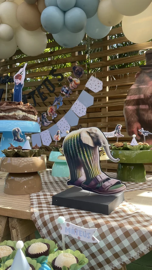 Decoração de festa Brainrot — Festaria