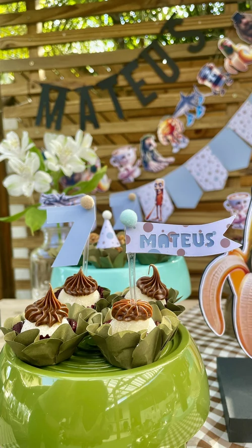 Decoração de festa Brainrot — Festaria