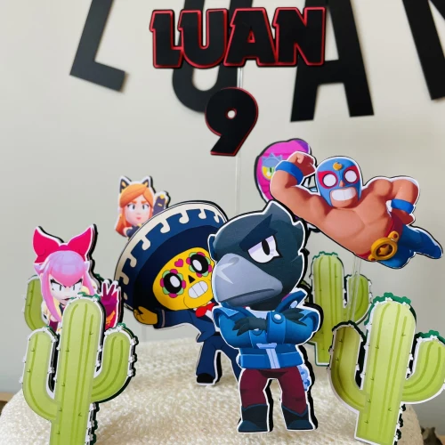 Decoração de festa Brawl Stars — Festaria