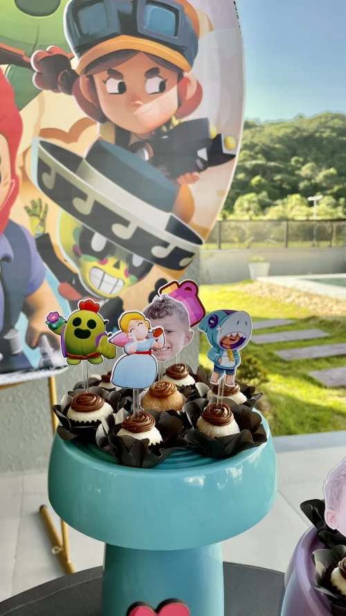 Decoração de festa Brawl Stars — Festaria