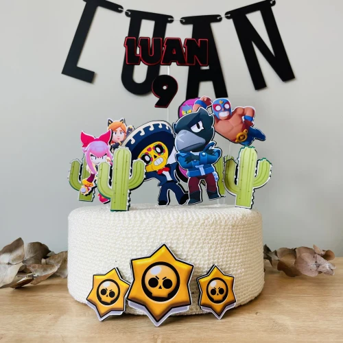 Decoração de festa Brawl Stars — Festaria