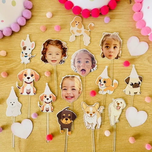 Decoração de festa Cachorrinhos — Festaria