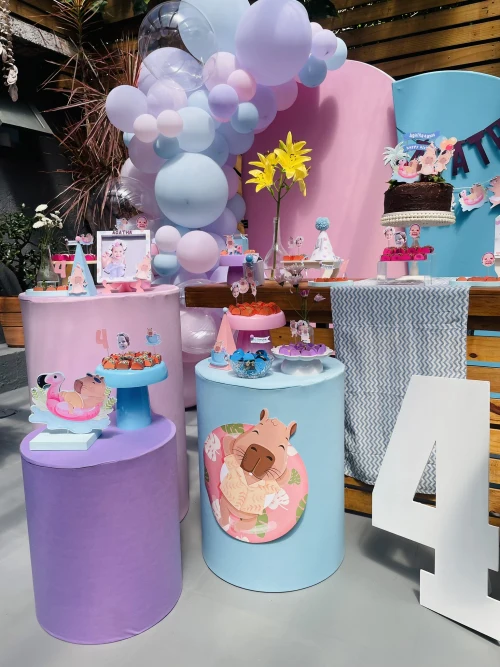 Decoração de festa Capivara — Festaria