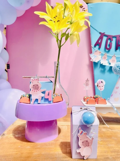 Decoração de festa Capivara — Festaria