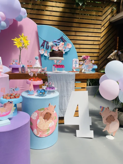 Decoração de festa Capivara — Festaria