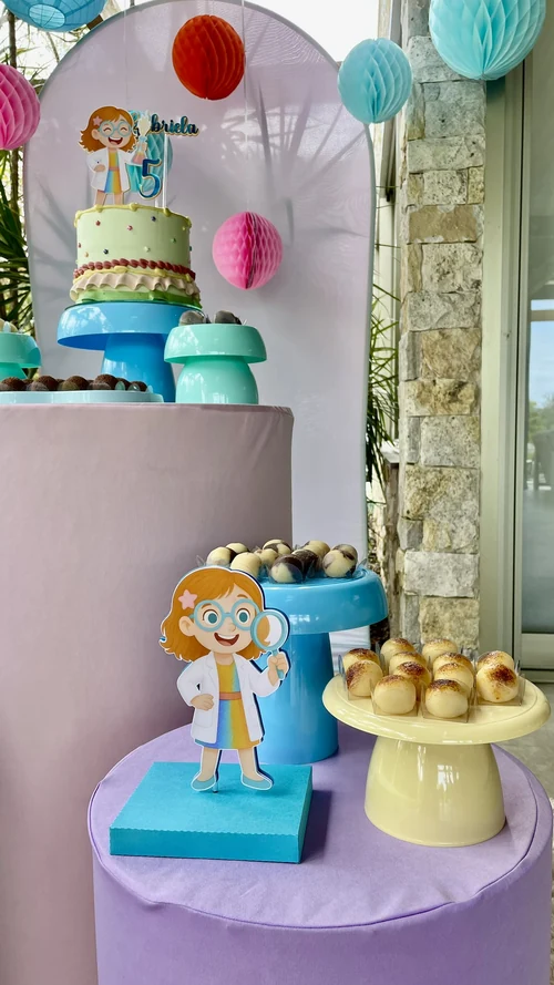 Decoração de festa Cientista — Festaria