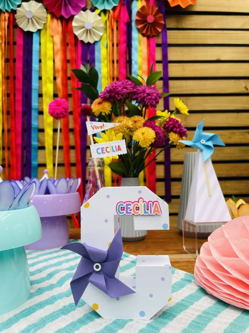 Decoração de festa Colorido — Festaria