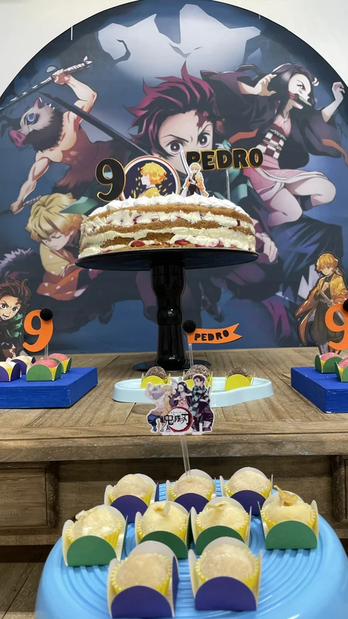 Decoração de festa Demon Slayer — Festaria