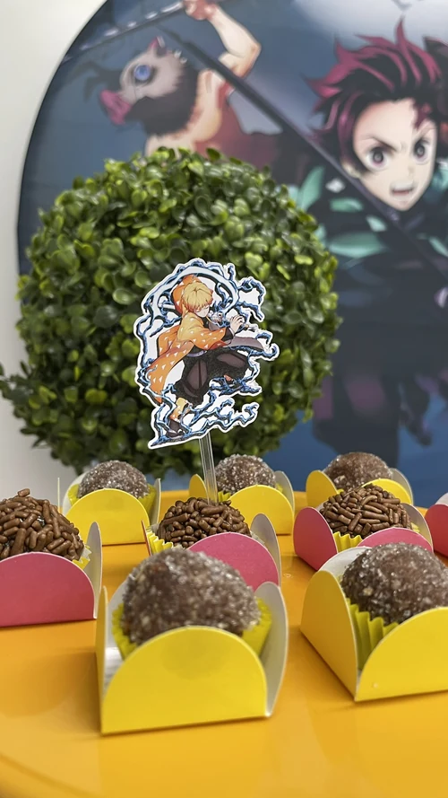 Decoração de festa Demon Slayer — Festaria