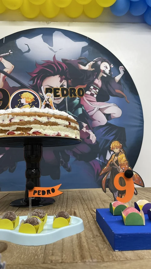 Decoração de festa Demon Slayer — Festaria