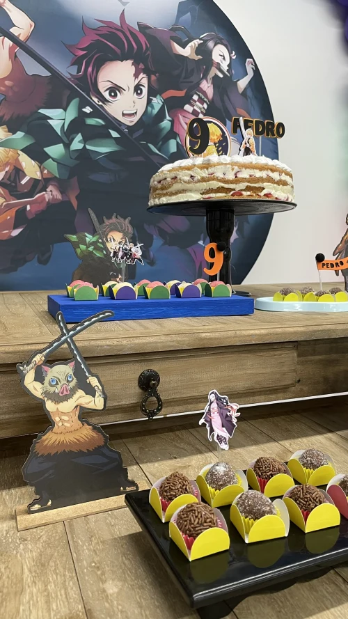 Decoração de festa Demon Slayer — Festaria