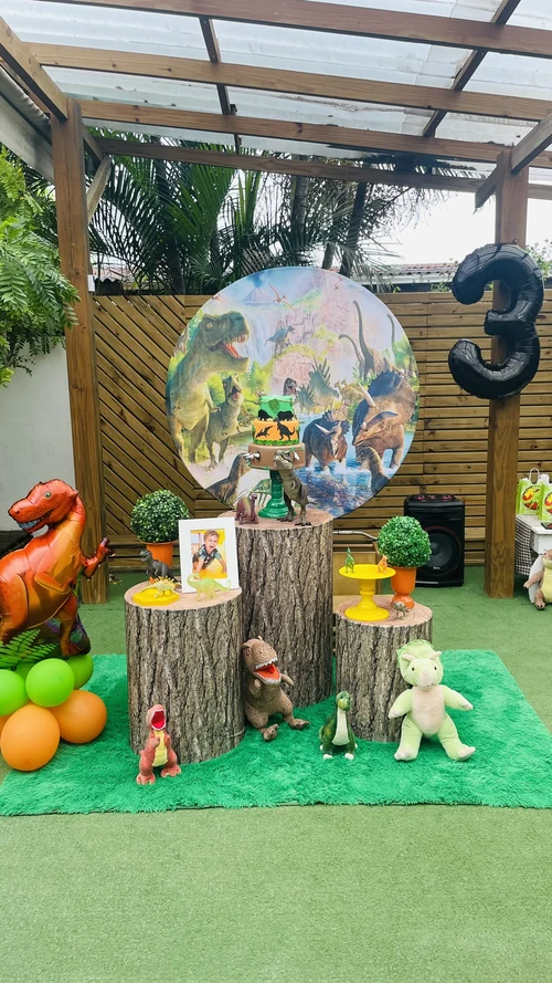 Decoração de festa Dinossauro — Festaria