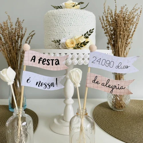 Decoração de festa Flores e Jardim — Festaria