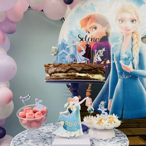 Decoração de festa Frozen — Festaria