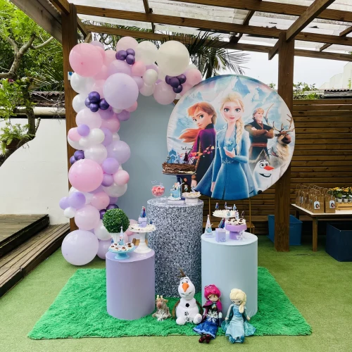 Decoração de festa Frozen — Festaria