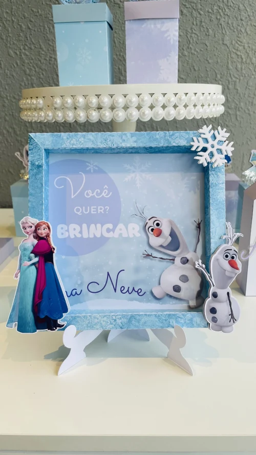 Decoração de festa Frozen — Festaria