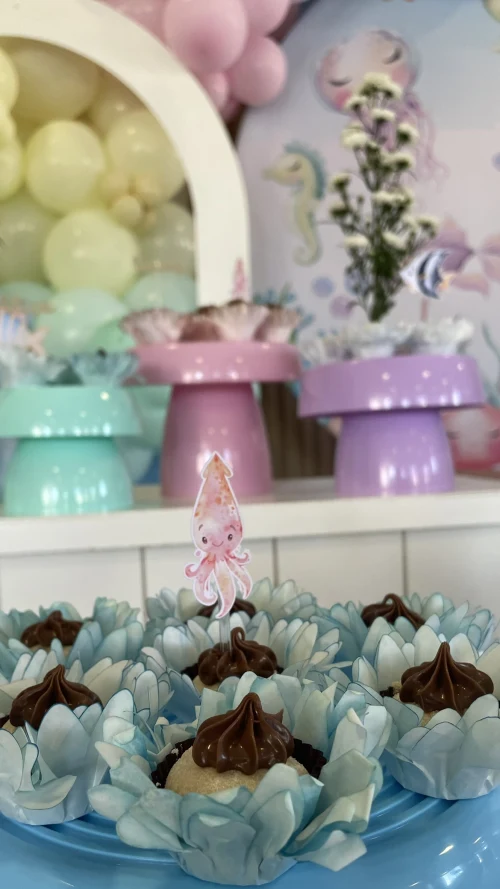 Decoração de festa Fundo do Mar — Festaria