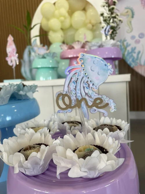 Decoração de festa Fundo do Mar — Festaria