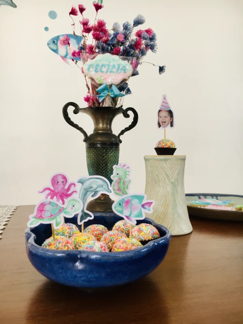 Decoração de festa Golfinho — Festaria