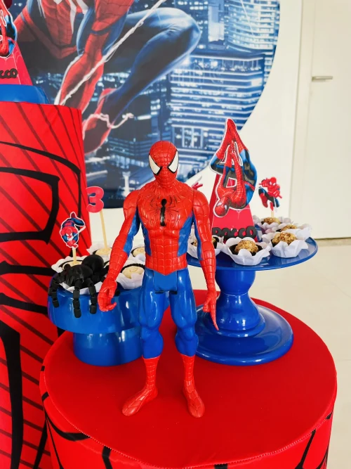 Decoração de festa Homem Aranha — Festaria