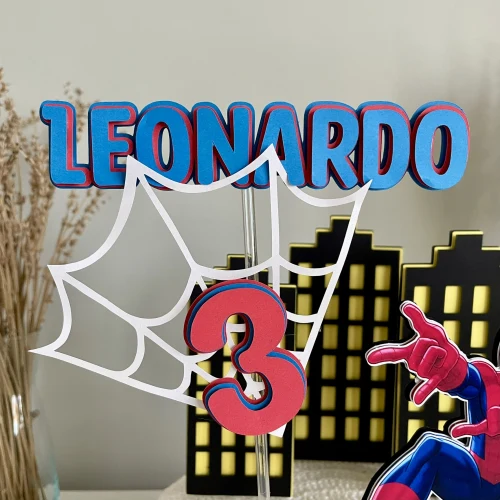 Decoração de festa Homem Aranha — Festaria