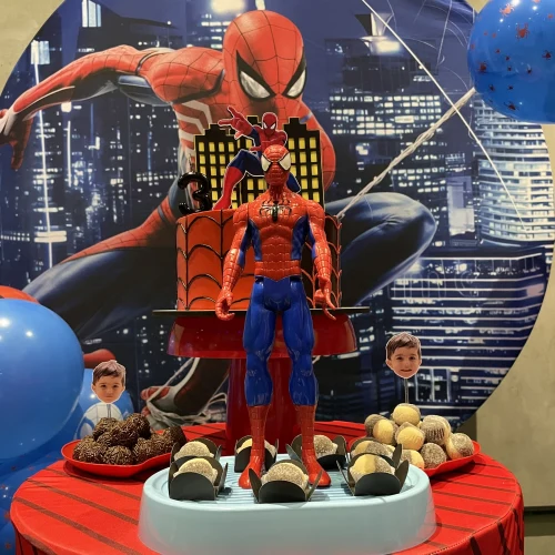 Decoração de festa Homem Aranha — Festaria
