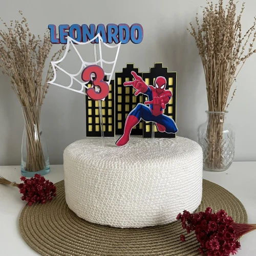 Decoração de festa Homem Aranha — Festaria