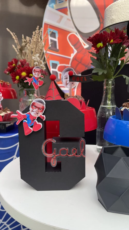 Decoração de festa Homem Aranha — Festaria