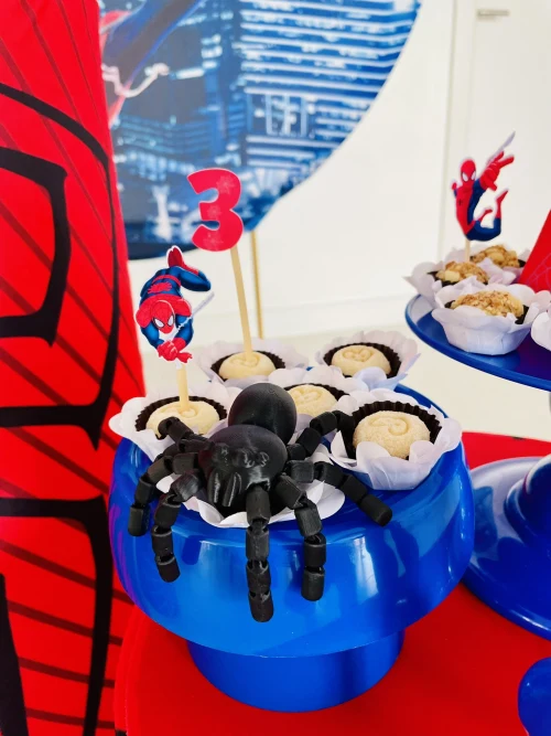Decoração de festa Homem Aranha — Festaria