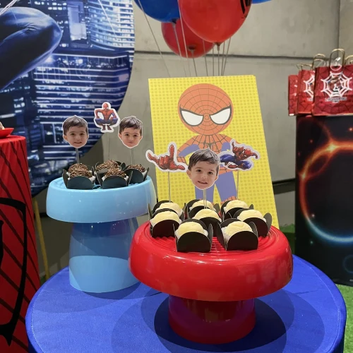Decoração de festa Homem Aranha — Festaria