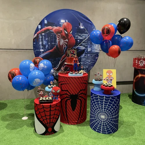 Decoração de festa Homem Aranha — Festaria