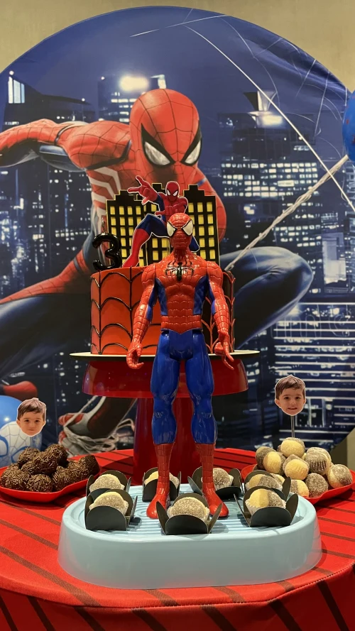 Decoração de festa Homem Aranha — Festaria