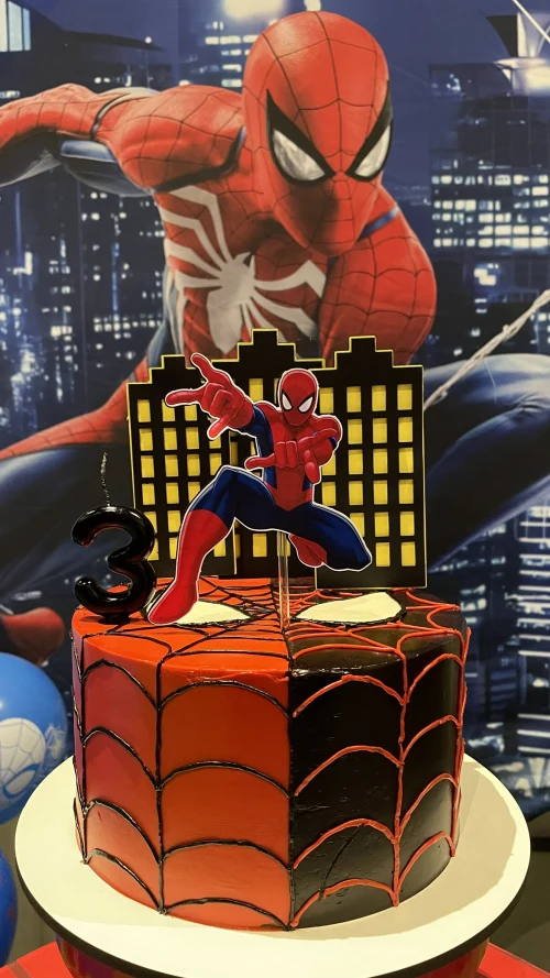 Decoração de festa Homem Aranha — Festaria
