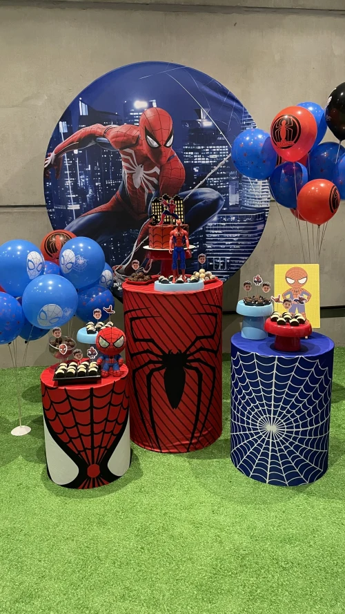 Decoração de festa Homem Aranha — Festaria
