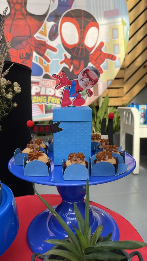 Decoração de festa Homem Aranha — Festaria