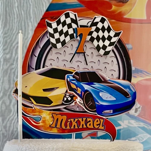Decoração de festa Hot Wheels — Festaria