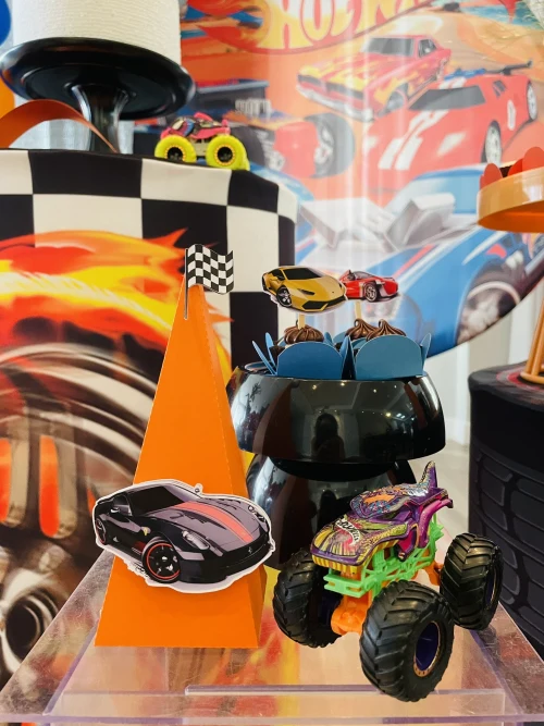 Decoração de festa Hot Wheels — Festaria