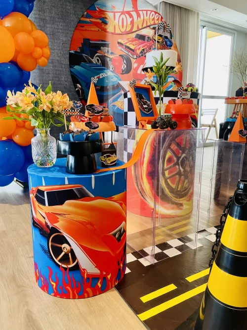Decoração de festa Hot Wheels — Festaria