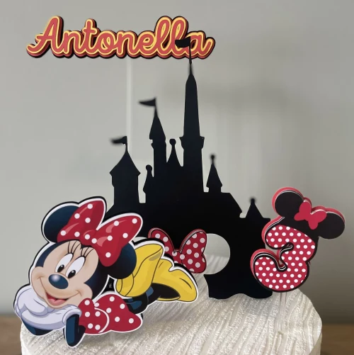 Decoração de festa Minnie — Festaria