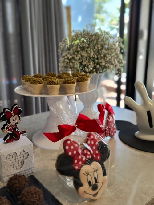 Decoração de festa Minnie — Festaria