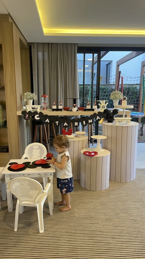 Decoração de festa Minnie — Festaria