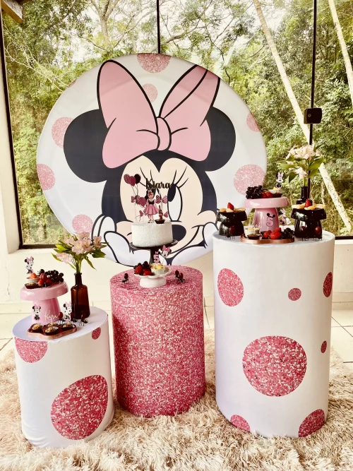 Decoração de festa Minnie — Festaria
